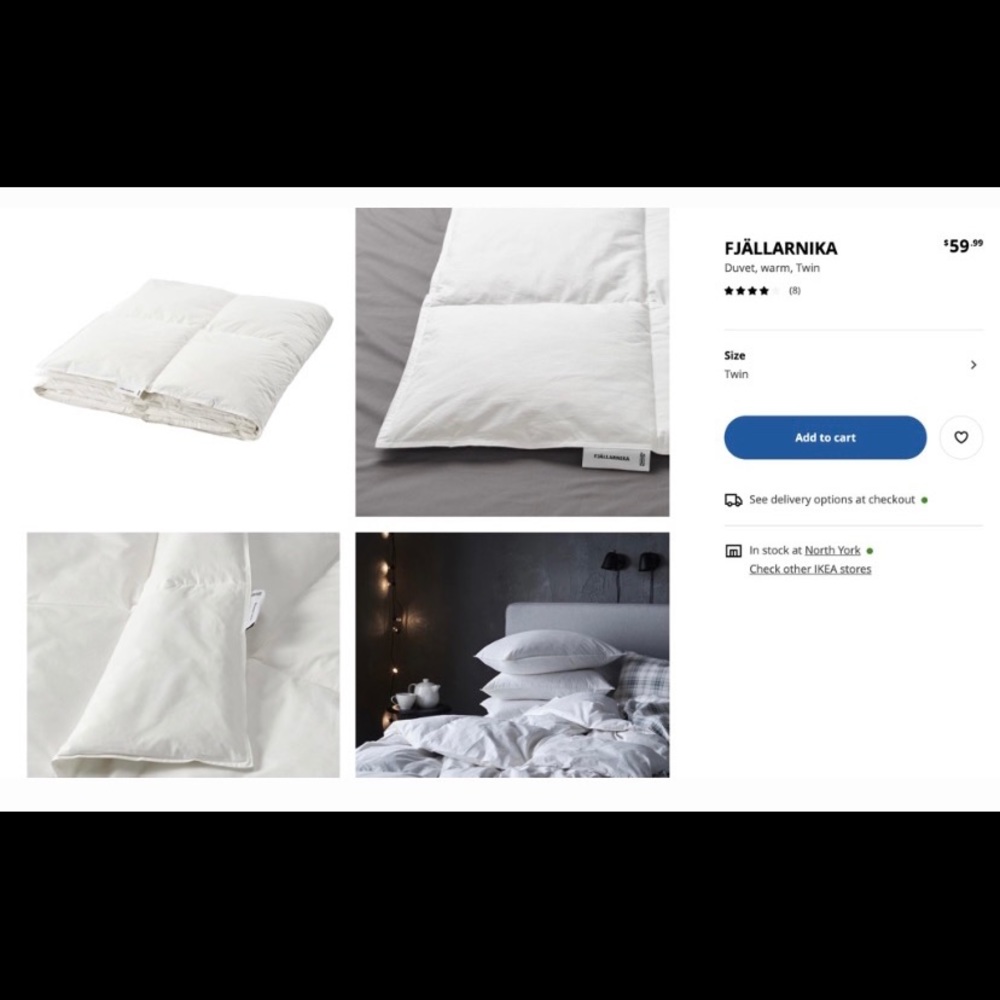 Ikea duvet insert